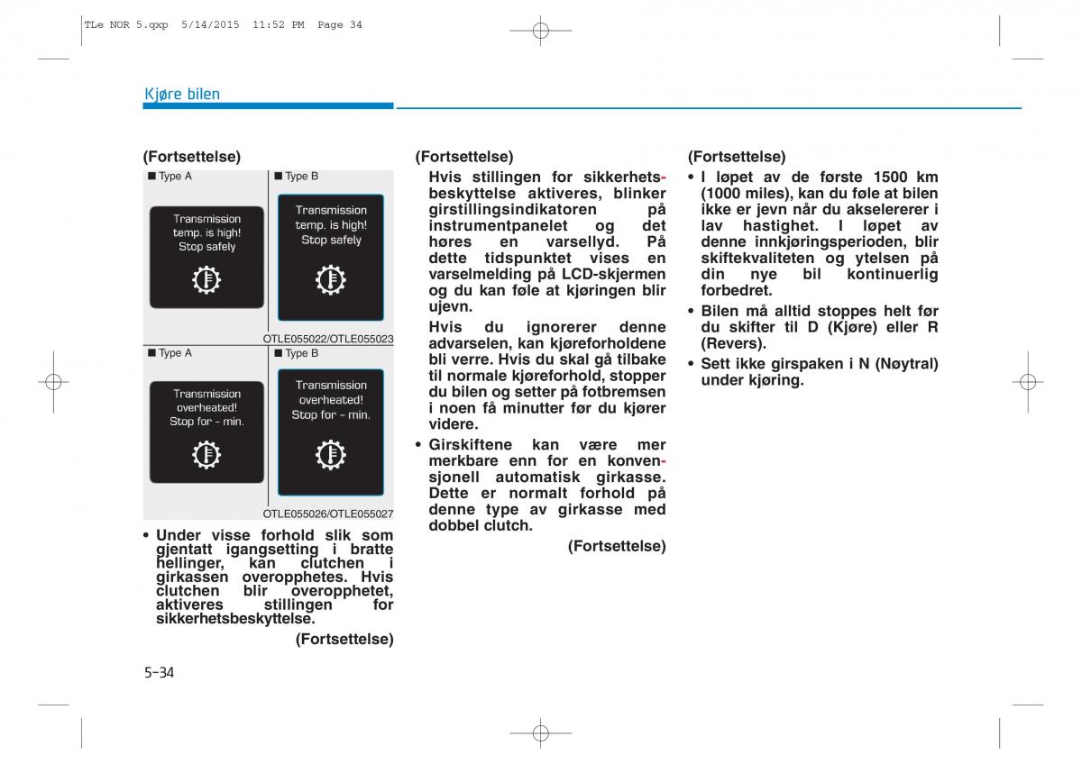 Hyundai Tucson III 3 bruksanvisningen / page 386