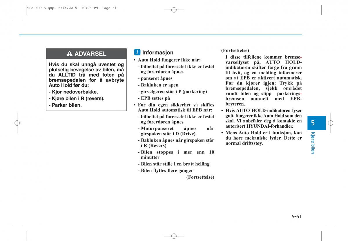 Hyundai Tucson III 3 bruksanvisningen / page 403