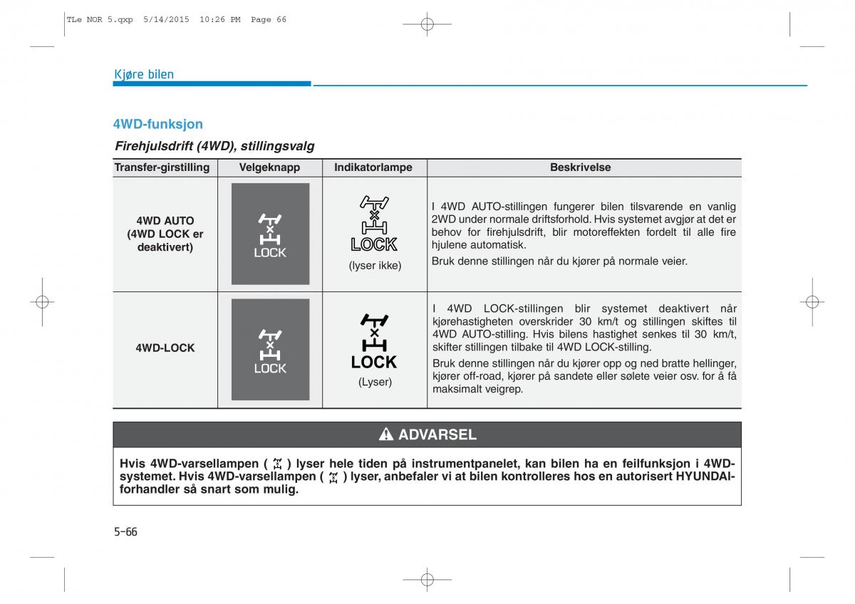 Hyundai Tucson III 3 bruksanvisningen / page 418