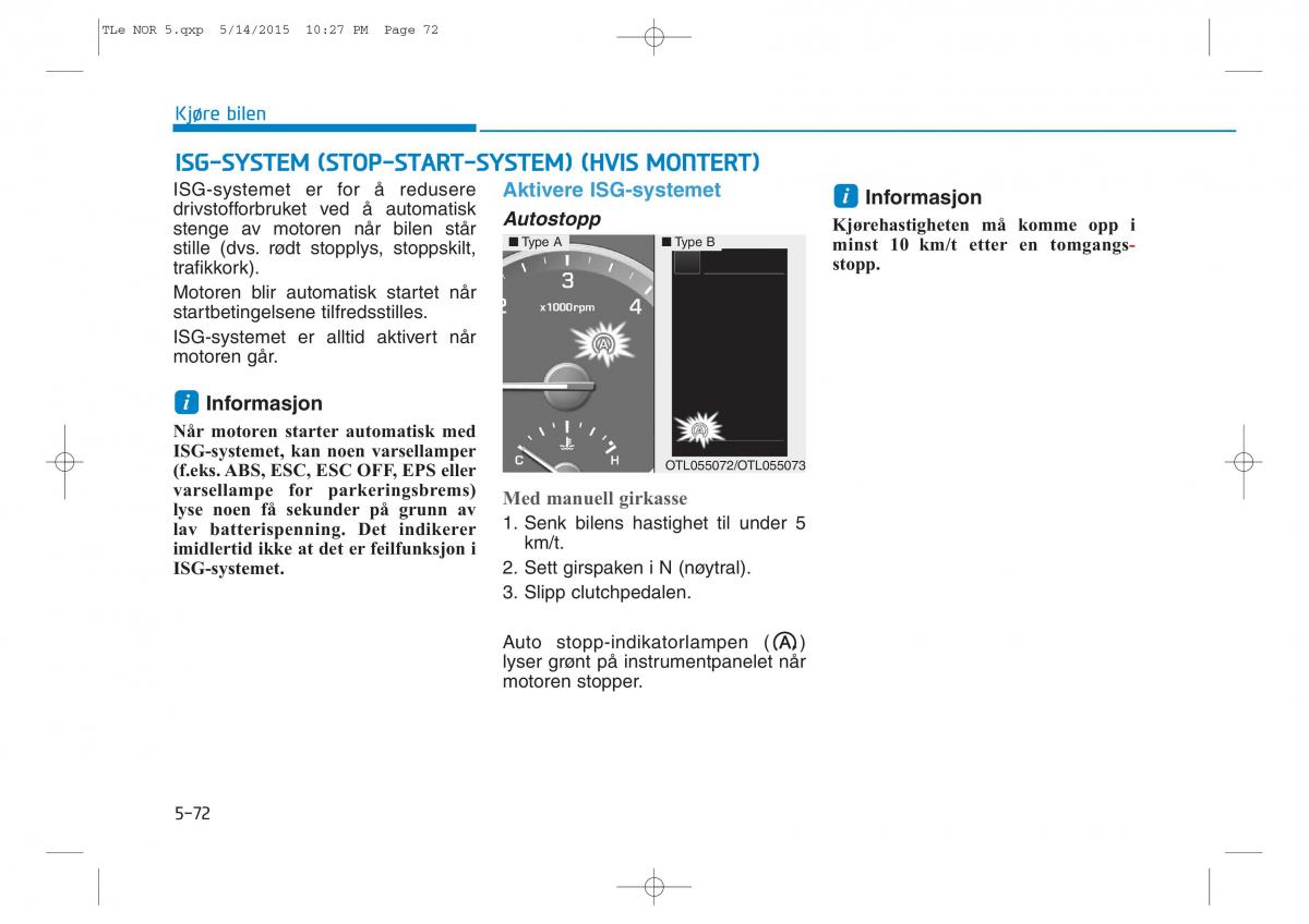 Hyundai Tucson III 3 bruksanvisningen / page 424