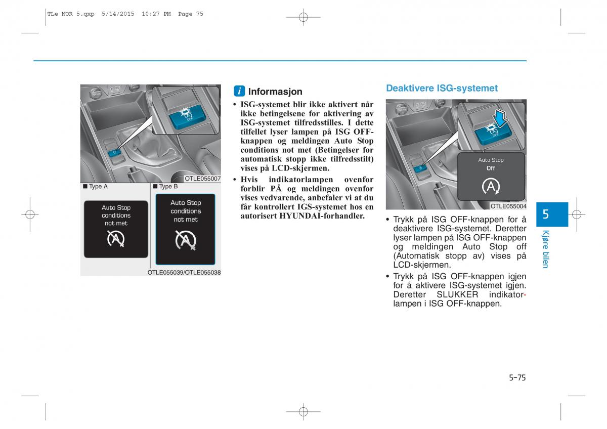 Hyundai Tucson III 3 bruksanvisningen / page 427