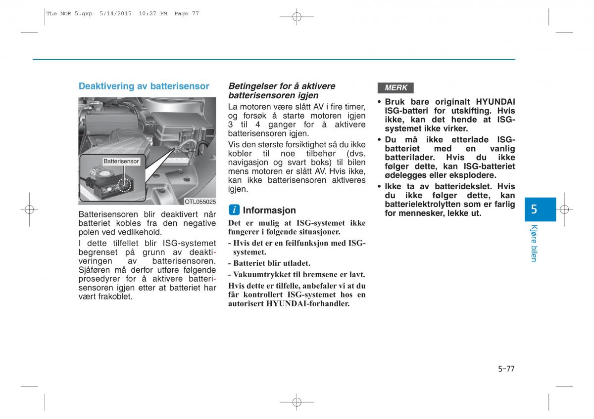 Hyundai Tucson III 3 bruksanvisningen / page 429