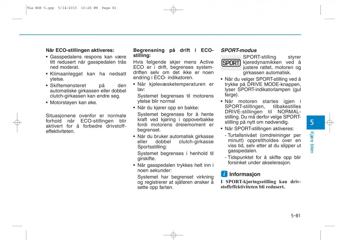 Hyundai Tucson III 3 bruksanvisningen / page 433