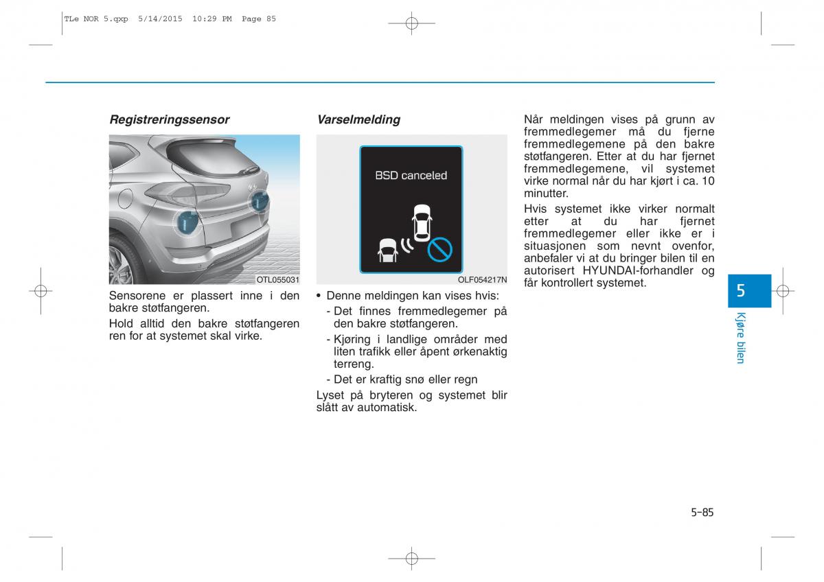 Hyundai Tucson III 3 bruksanvisningen / page 437