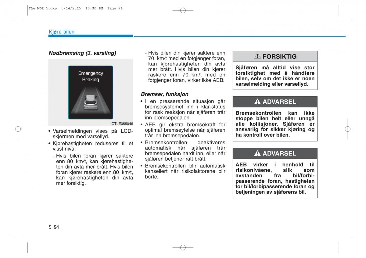 Hyundai Tucson III 3 bruksanvisningen / page 446