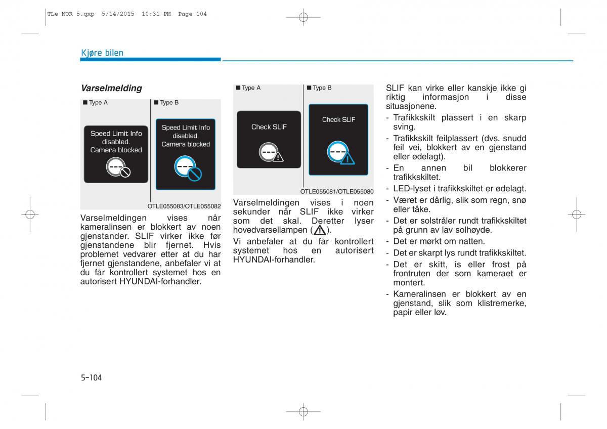 Hyundai Tucson III 3 bruksanvisningen / page 456