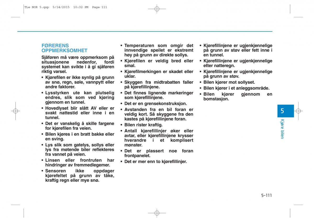 Hyundai Tucson III 3 bruksanvisningen / page 463