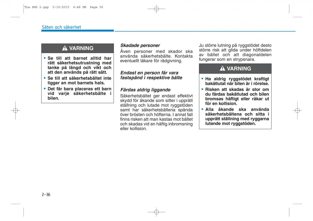 Hyundai Tucson III 3 instruktionsbok / page 66