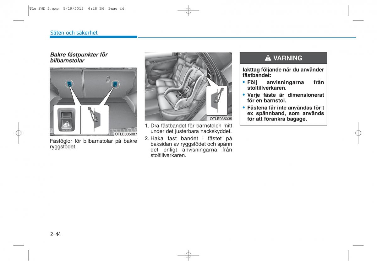 Hyundai Tucson III 3 instruktionsbok / page 74