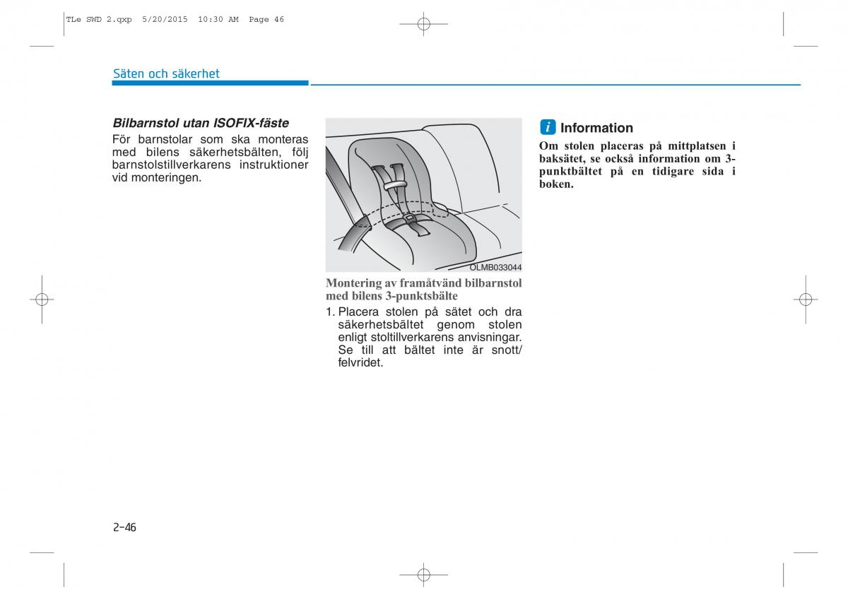 Hyundai Tucson III 3 instruktionsbok / page 76