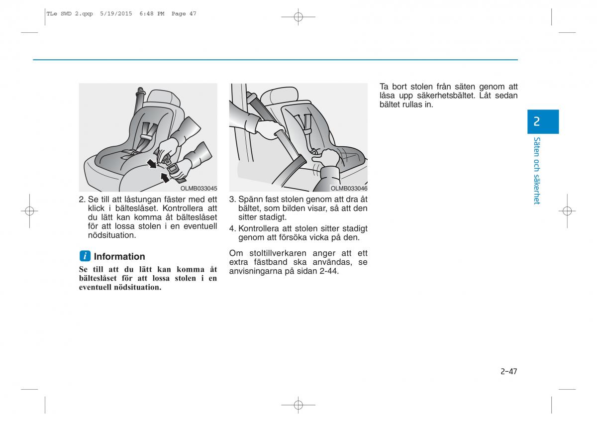 Hyundai Tucson III 3 instruktionsbok / page 77