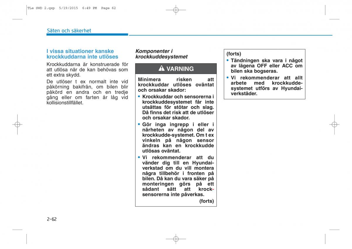 Hyundai Tucson III 3 instruktionsbok / page 92