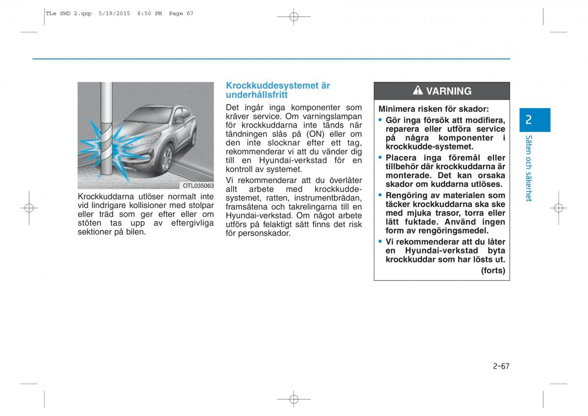 Hyundai Tucson III 3 instruktionsbok / page 97