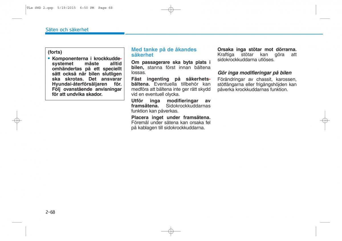 Hyundai Tucson III 3 instruktionsbok / page 98