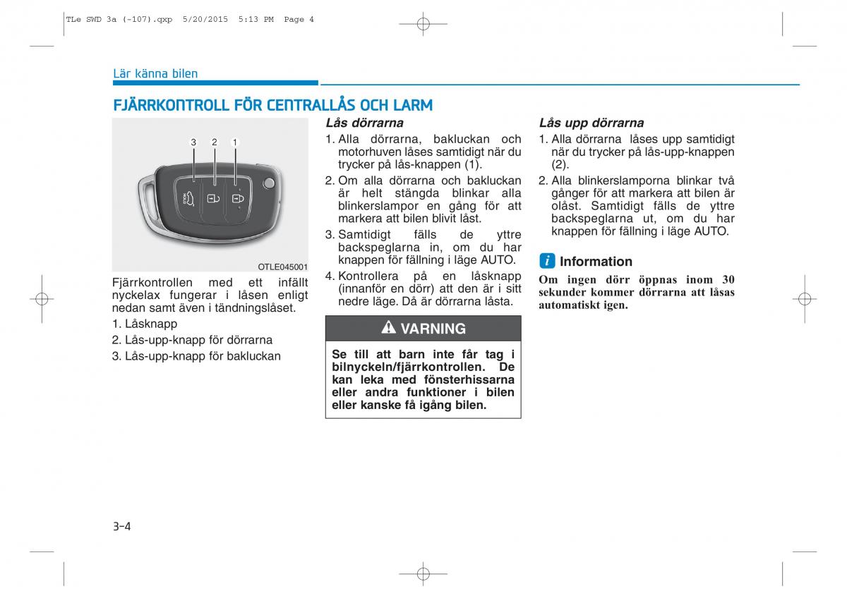 Hyundai Tucson III 3 instruktionsbok / page 106