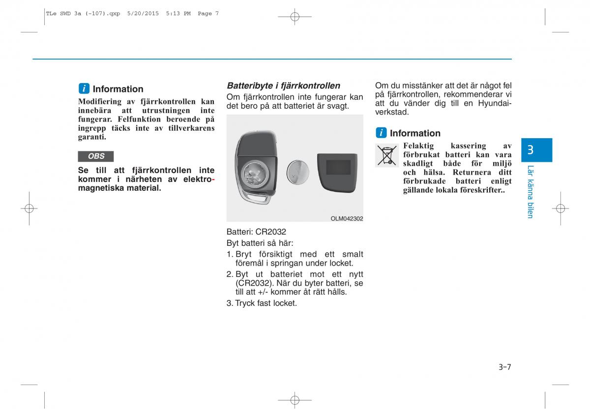 Hyundai Tucson III 3 instruktionsbok / page 109