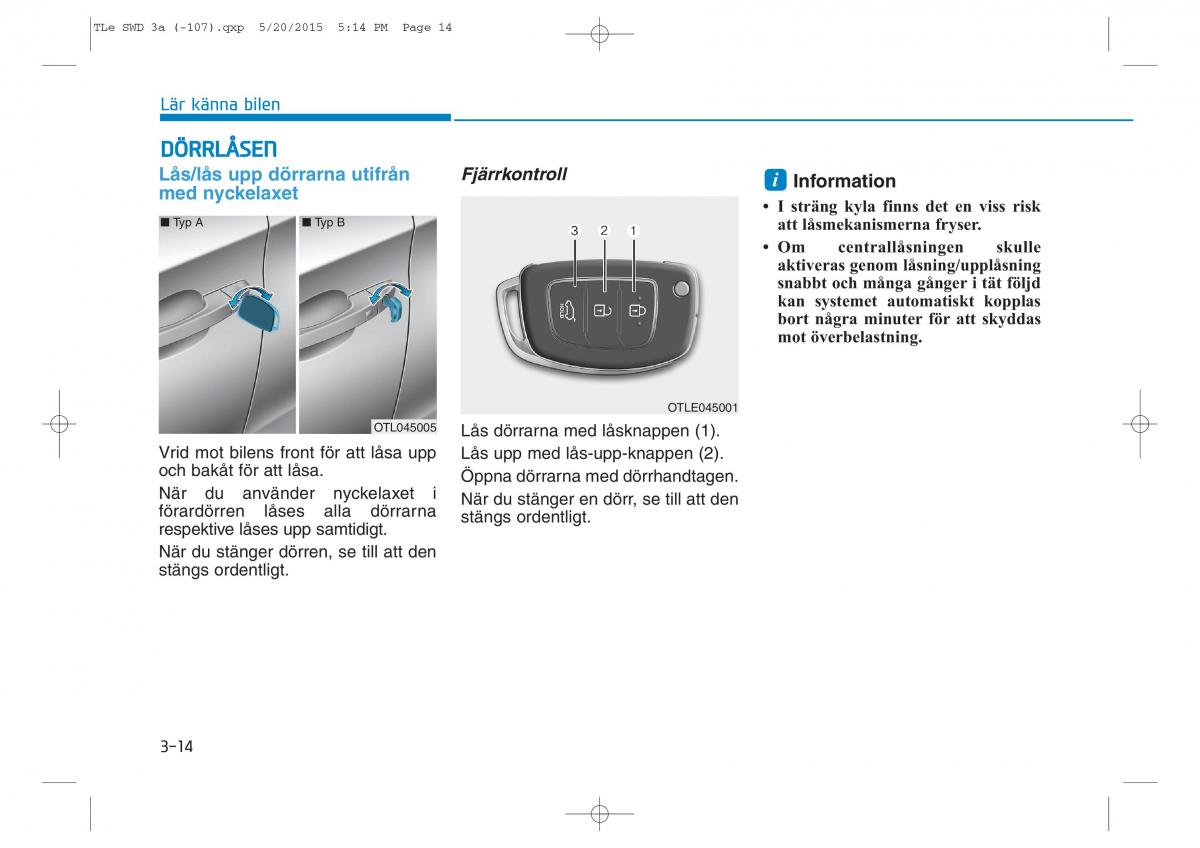 Hyundai Tucson III 3 instruktionsbok / page 116