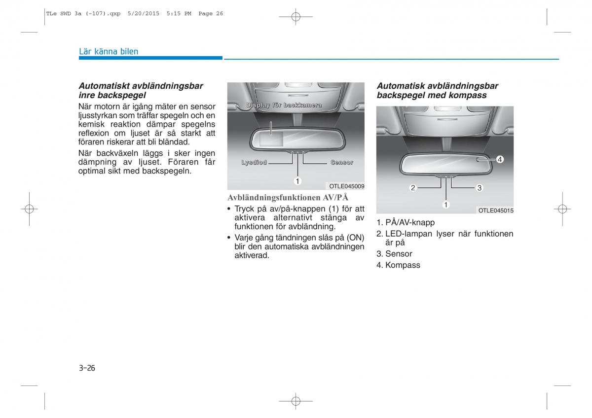 Hyundai Tucson III 3 instruktionsbok / page 128