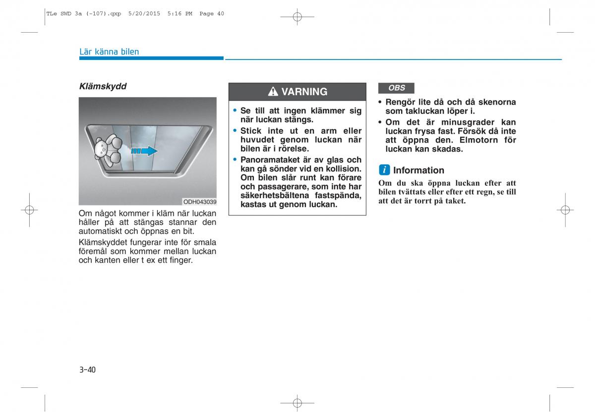 Hyundai Tucson III 3 instruktionsbok / page 142