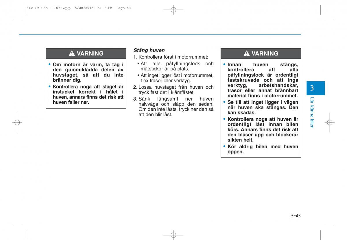 Hyundai Tucson III 3 instruktionsbok / page 145