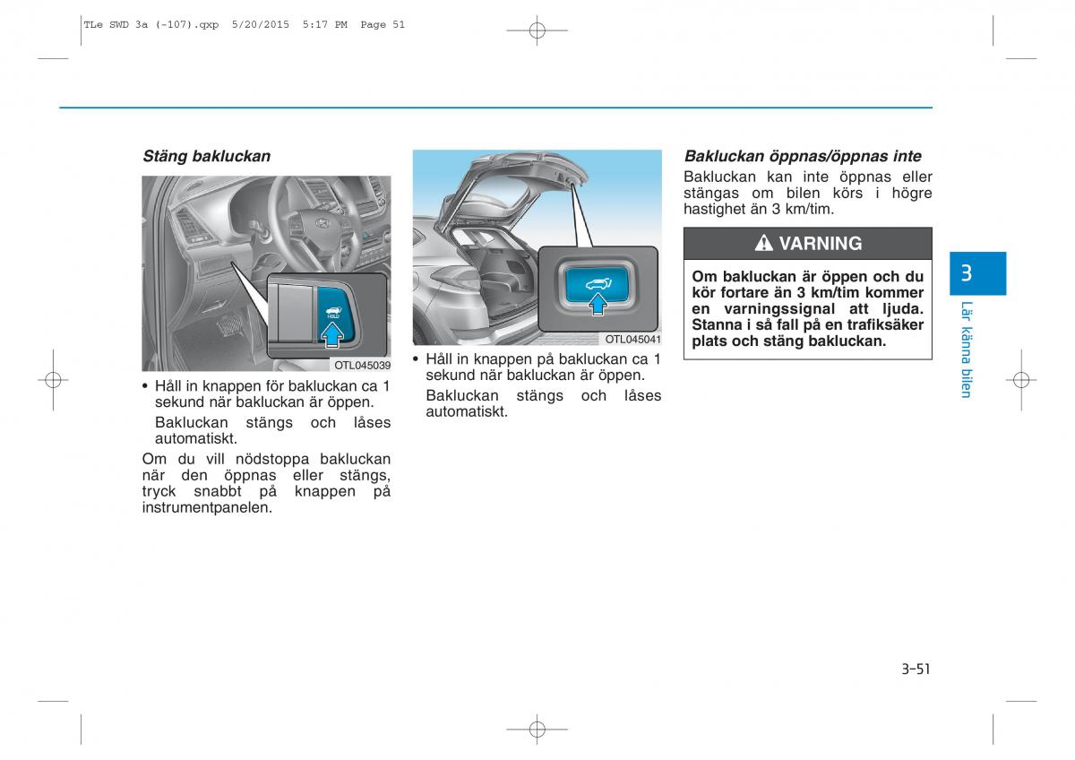 Hyundai Tucson III 3 instruktionsbok / page 153