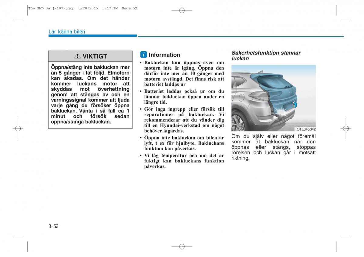 Hyundai Tucson III 3 instruktionsbok / page 154