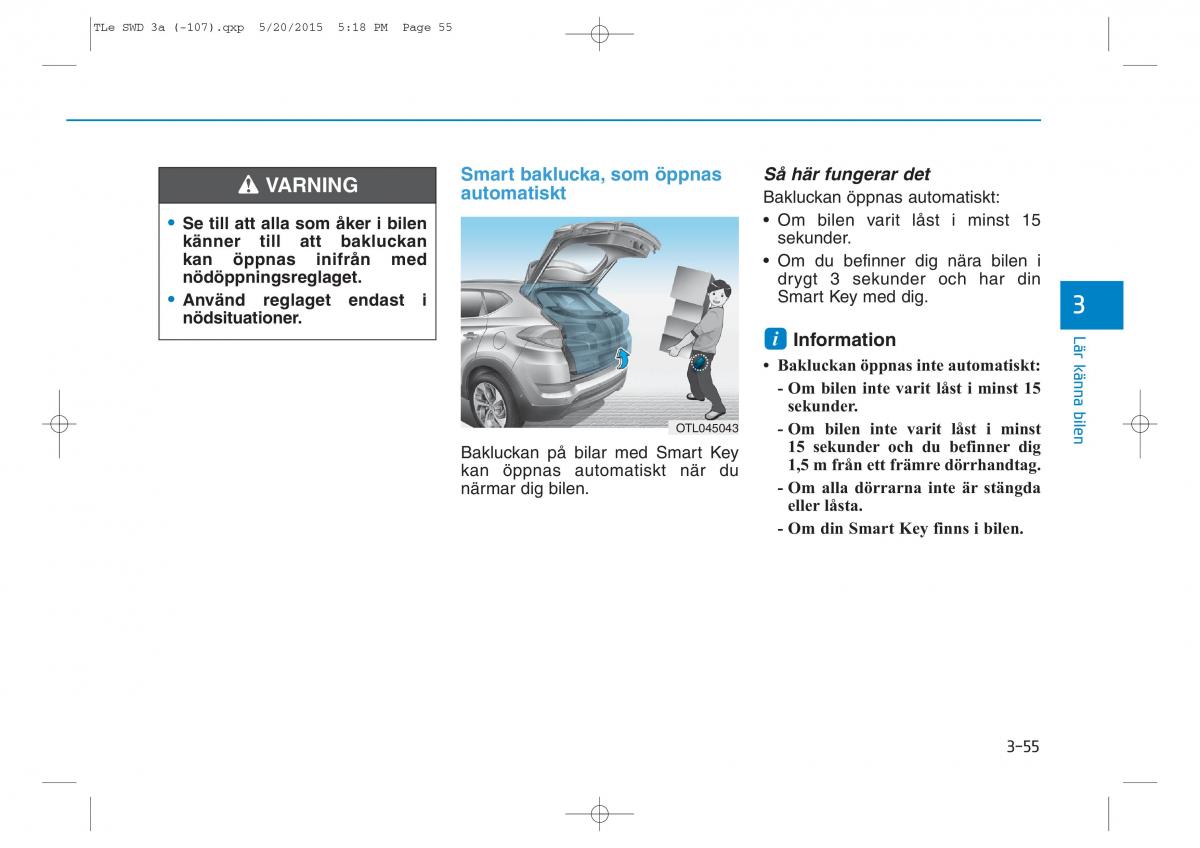 Hyundai Tucson III 3 instruktionsbok / page 157