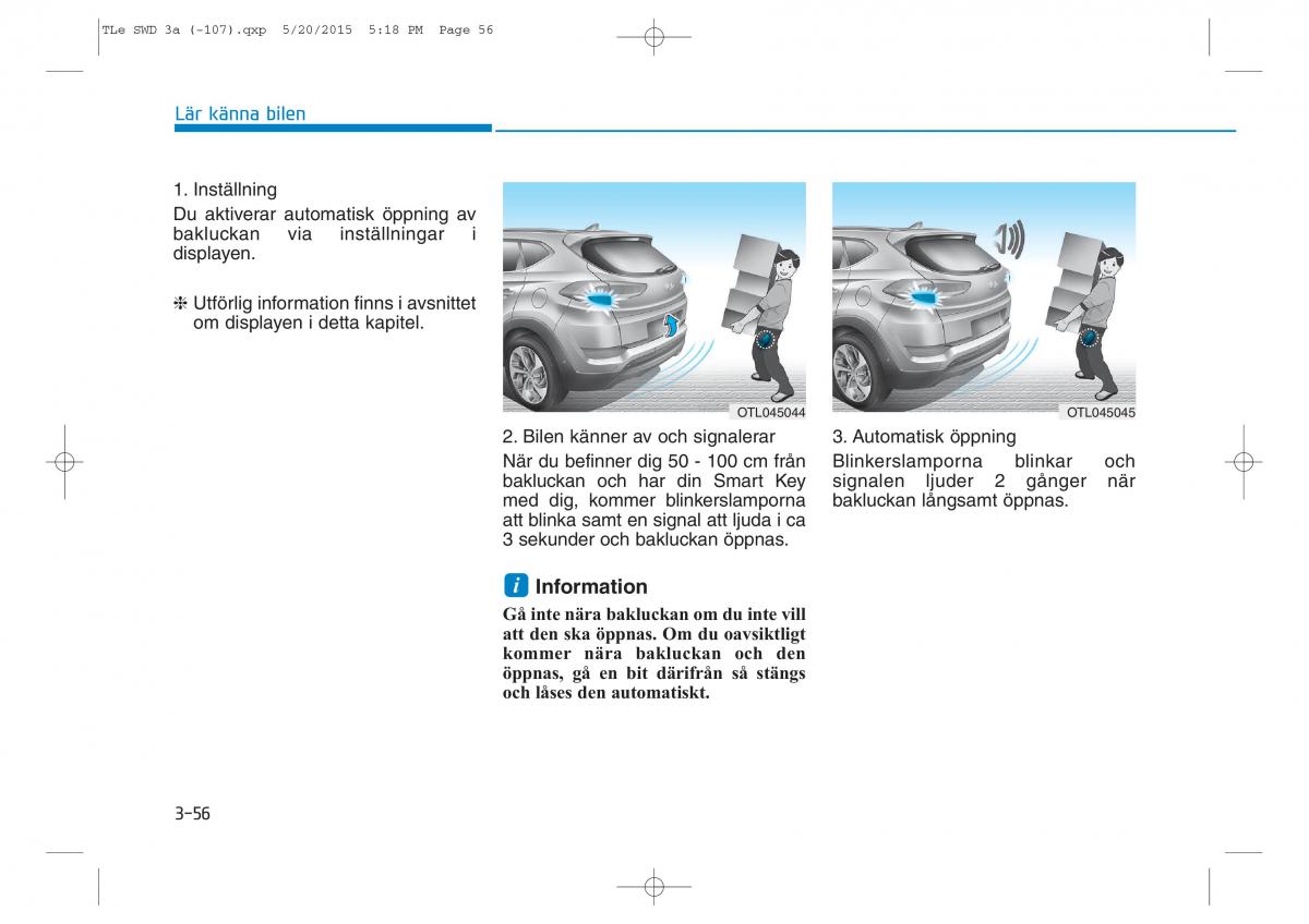 Hyundai Tucson III 3 instruktionsbok / page 158