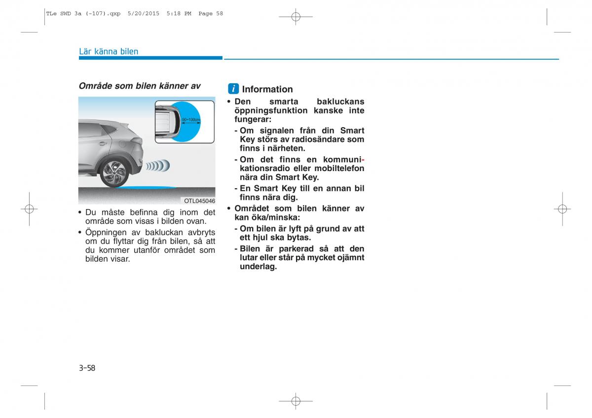 Hyundai Tucson III 3 instruktionsbok / page 160