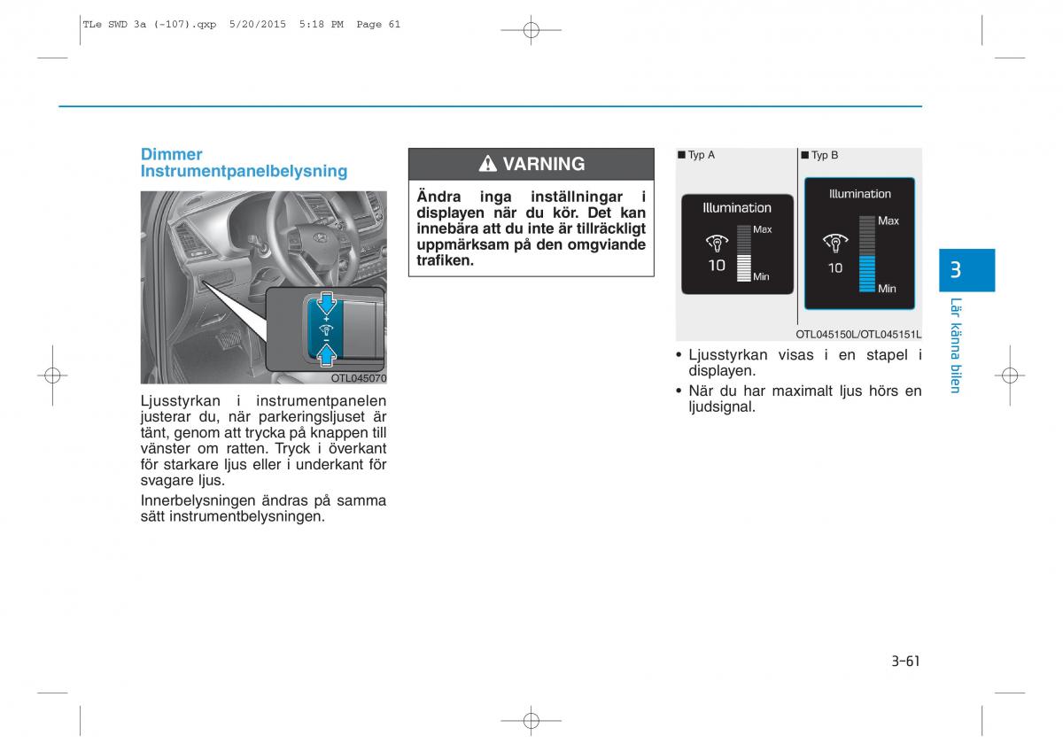 Hyundai Tucson III 3 instruktionsbok / page 163