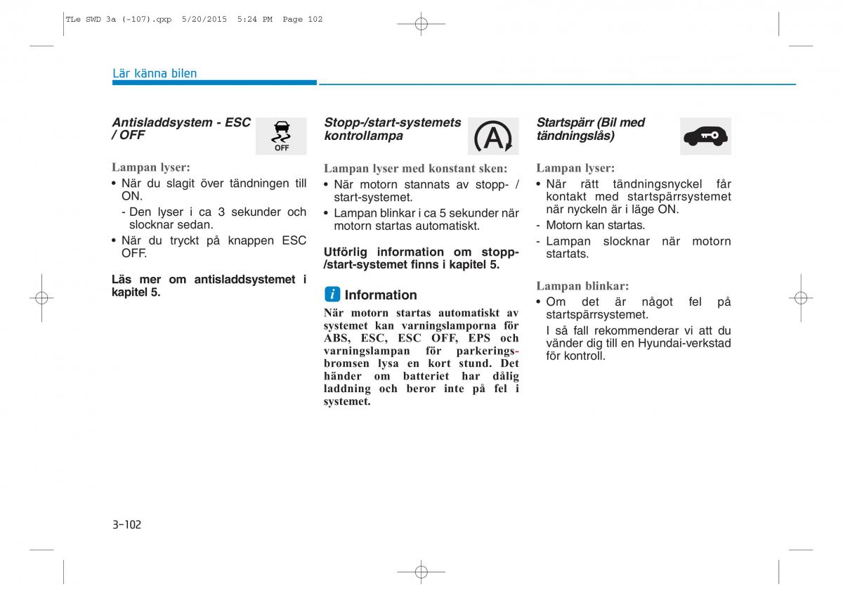 Hyundai Tucson III 3 instruktionsbok / page 204