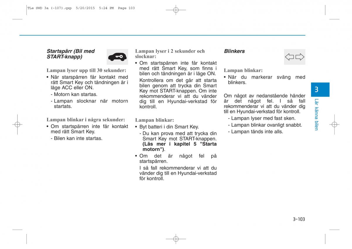 Hyundai Tucson III 3 instruktionsbok / page 205