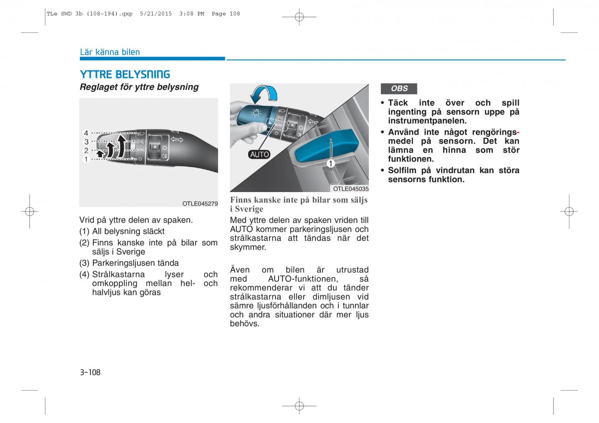 Hyundai Tucson III 3 instruktionsbok / page 210