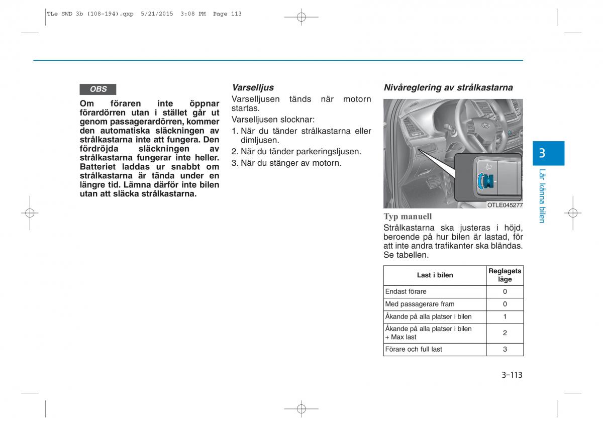 Hyundai Tucson III 3 instruktionsbok / page 215