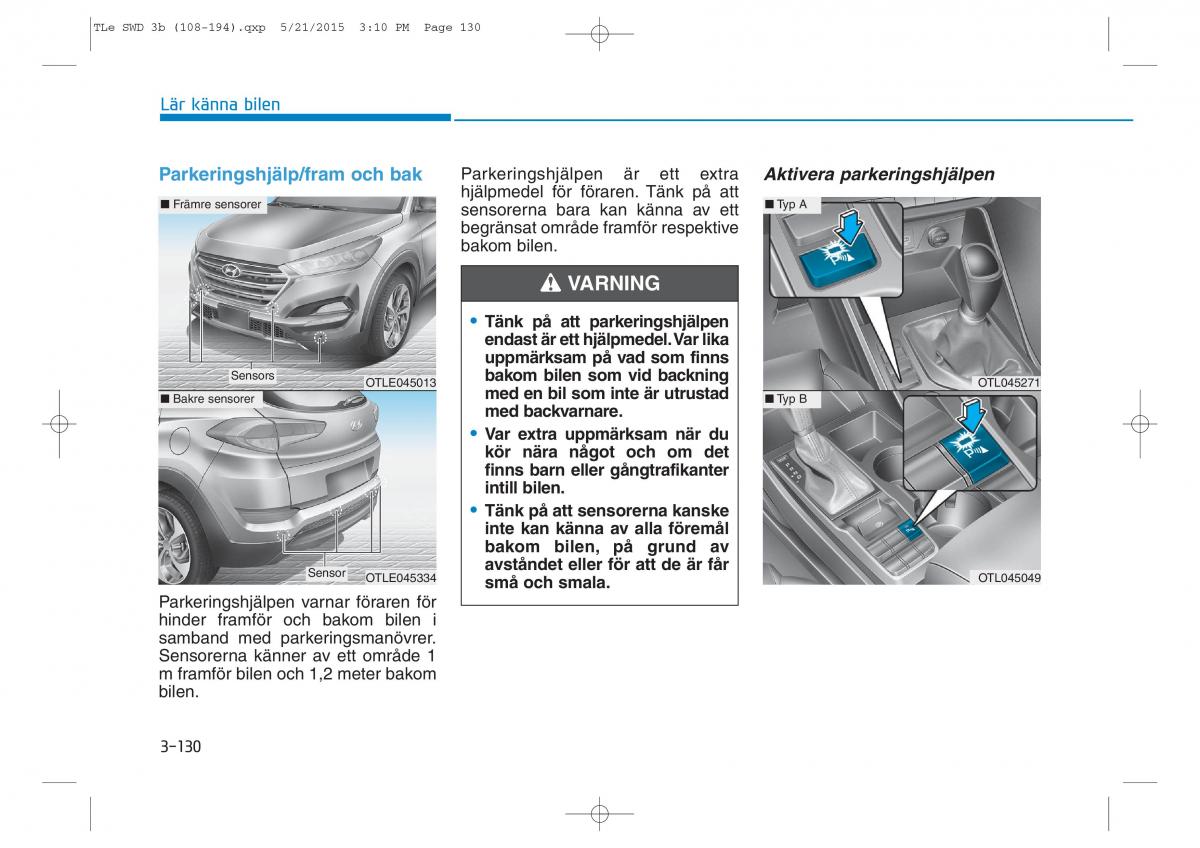 Hyundai Tucson III 3 instruktionsbok / page 232