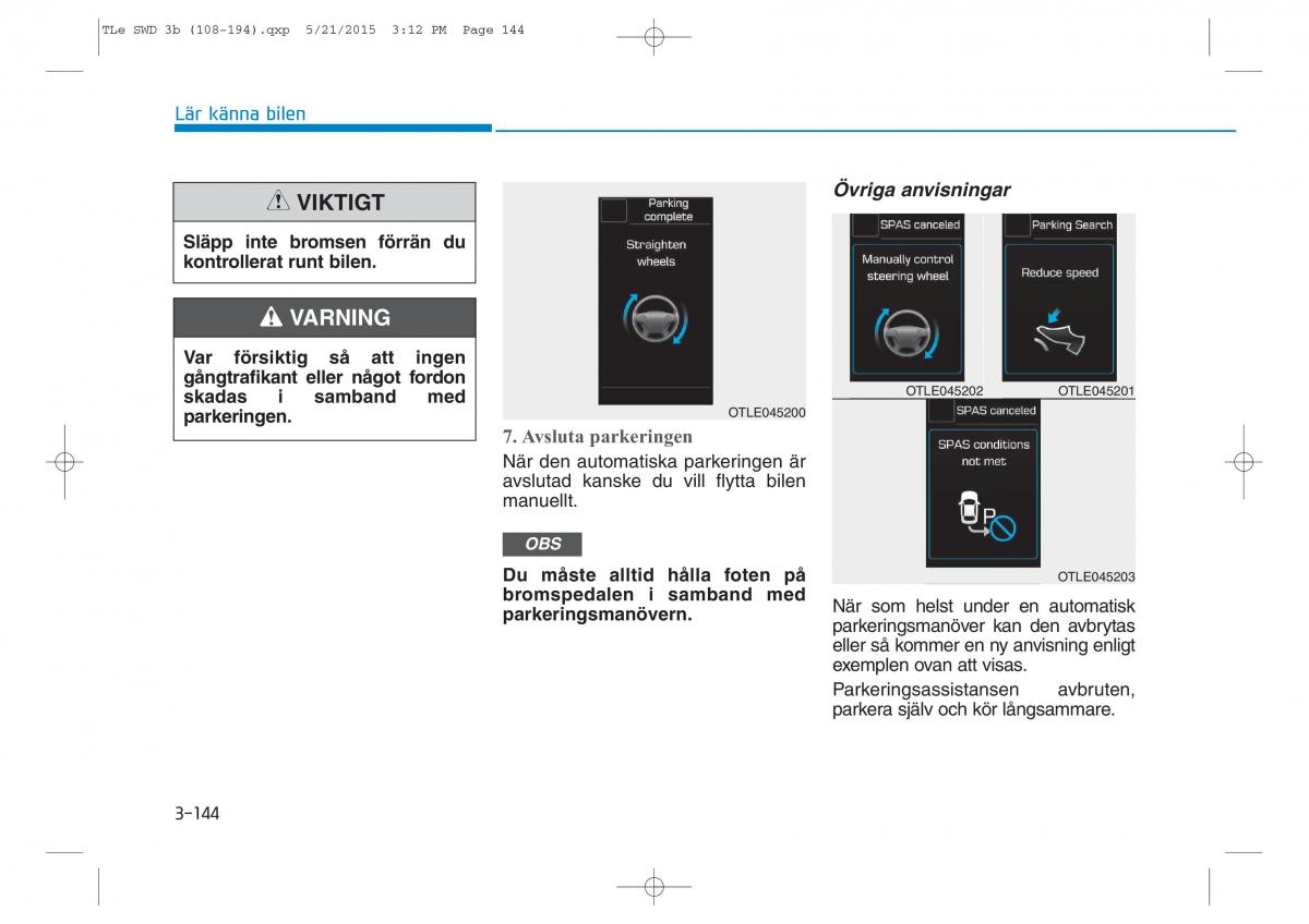 Hyundai Tucson III 3 instruktionsbok / page 246