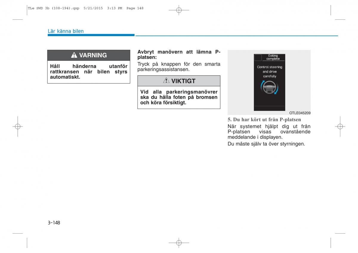 Hyundai Tucson III 3 instruktionsbok / page 250