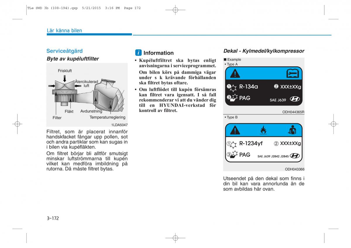 Hyundai Tucson III 3 instruktionsbok / page 274