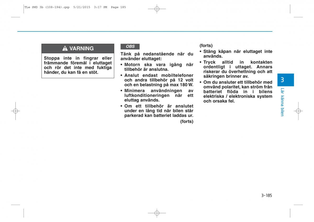 Hyundai Tucson III 3 instruktionsbok / page 287