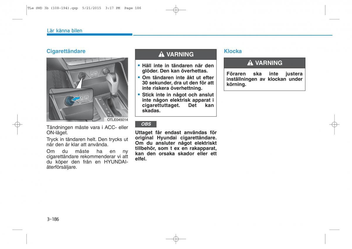 Hyundai Tucson III 3 instruktionsbok / page 288