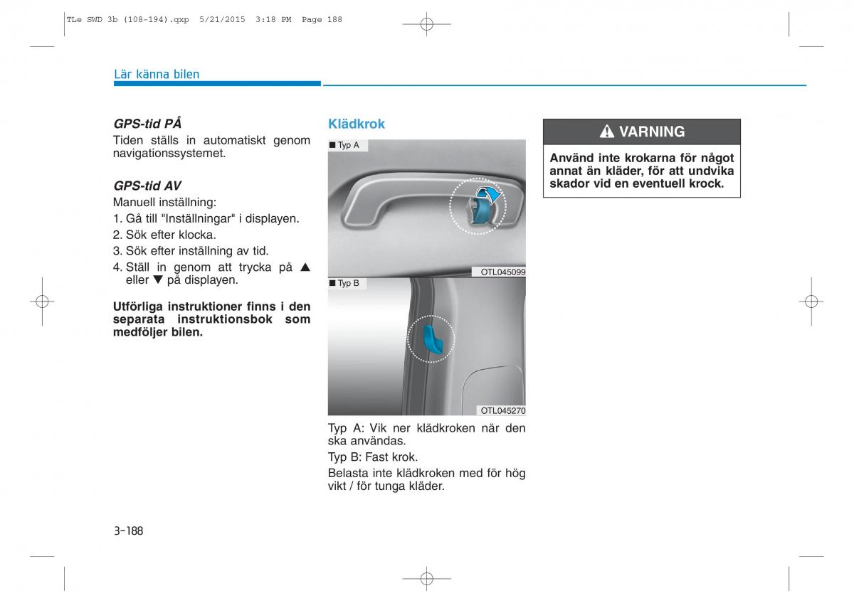 Hyundai Tucson III 3 instruktionsbok / page 290