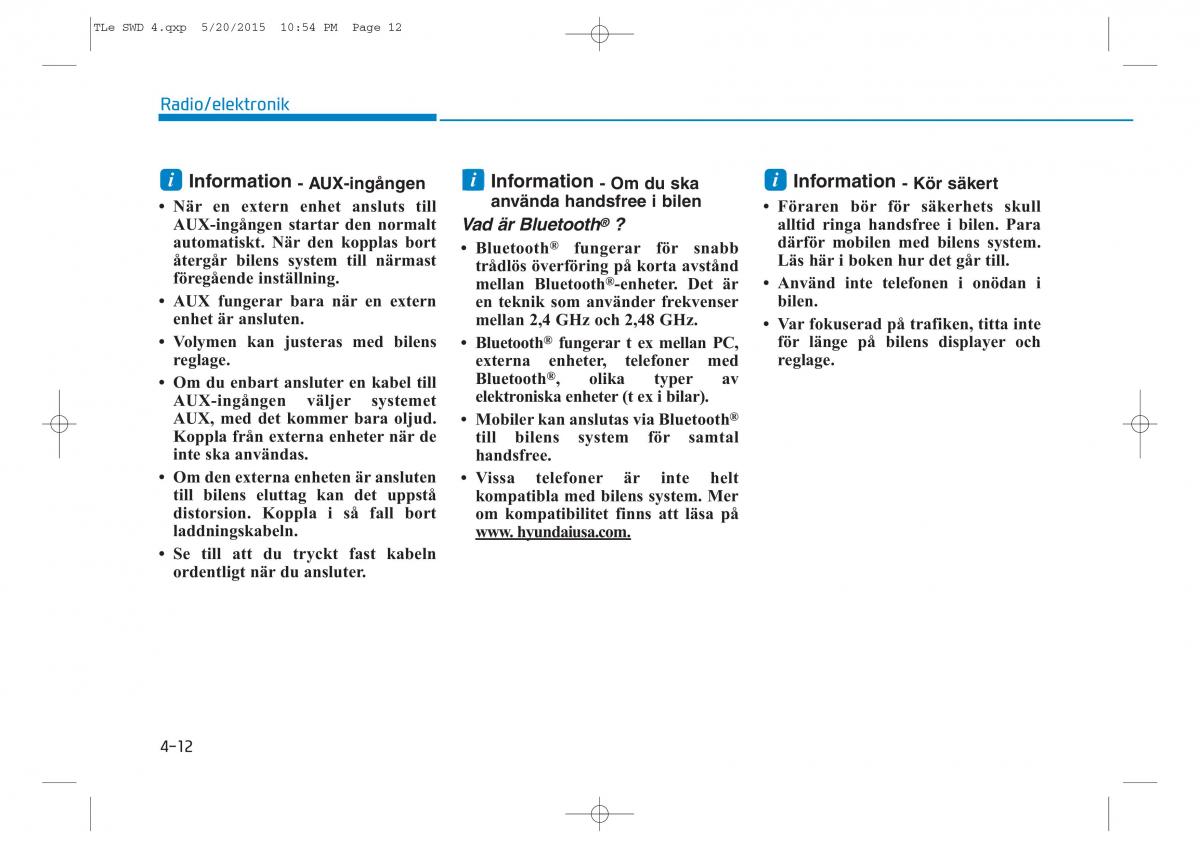 Hyundai Tucson III 3 instruktionsbok / page 308