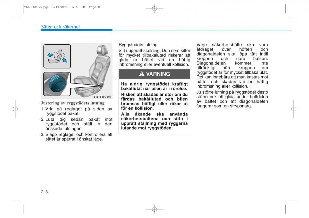 Hyundai Tucson III 3 instruktionsbok / page 38