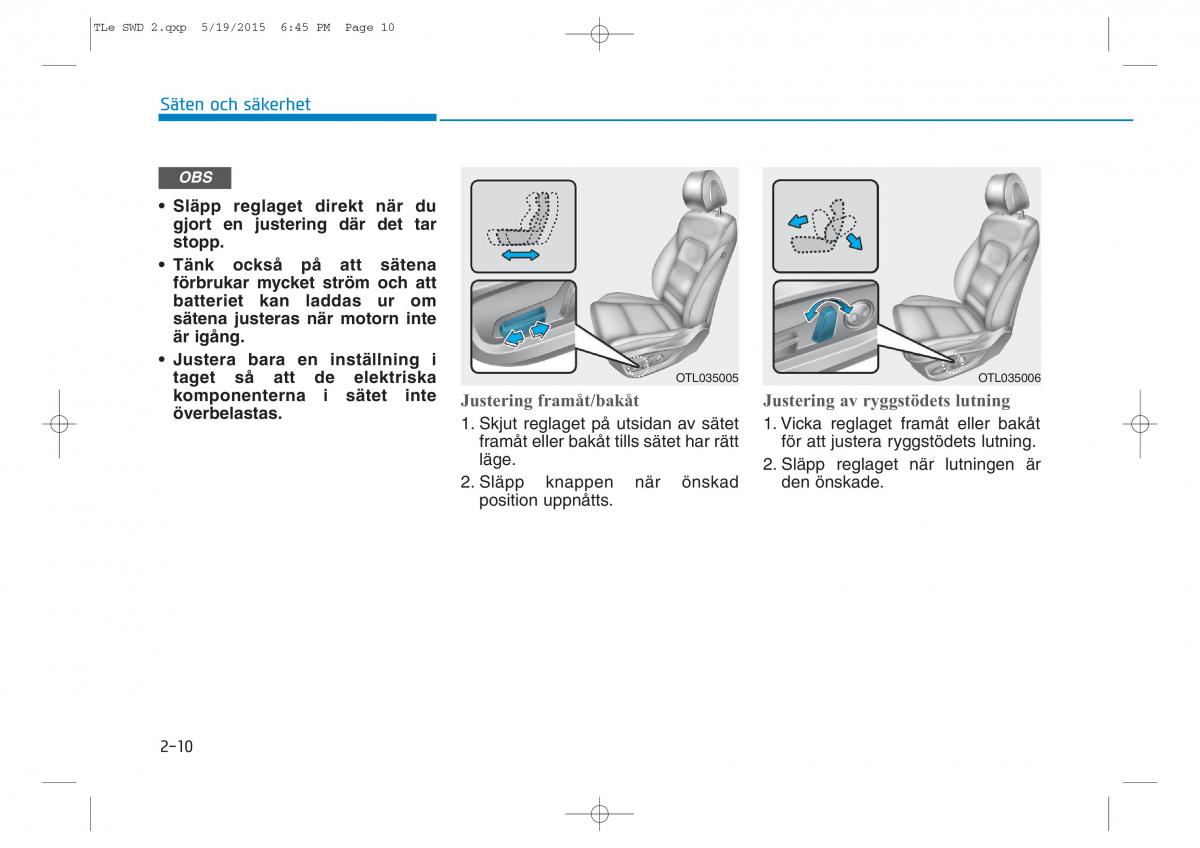 Hyundai Tucson III 3 instruktionsbok / page 40