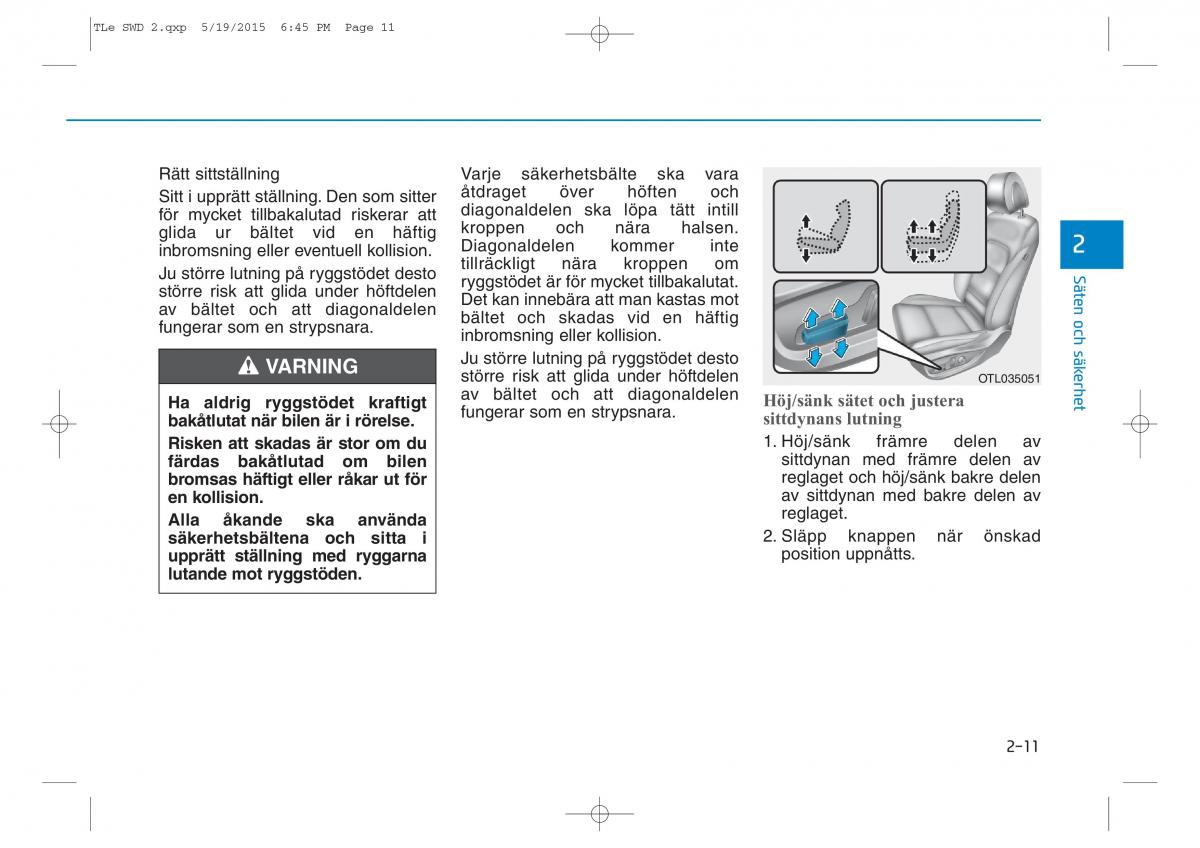 Hyundai Tucson III 3 instruktionsbok / page 41