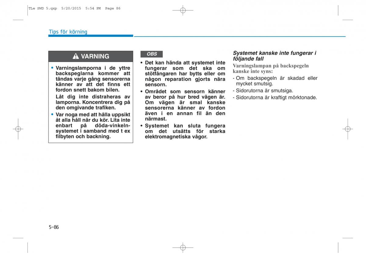 Hyundai Tucson III 3 instruktionsbok / page 427