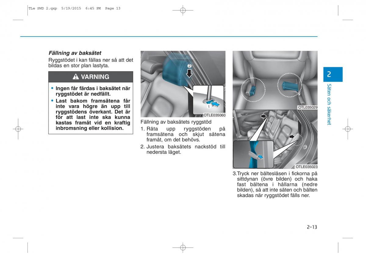 Hyundai Tucson III 3 instruktionsbok / page 43