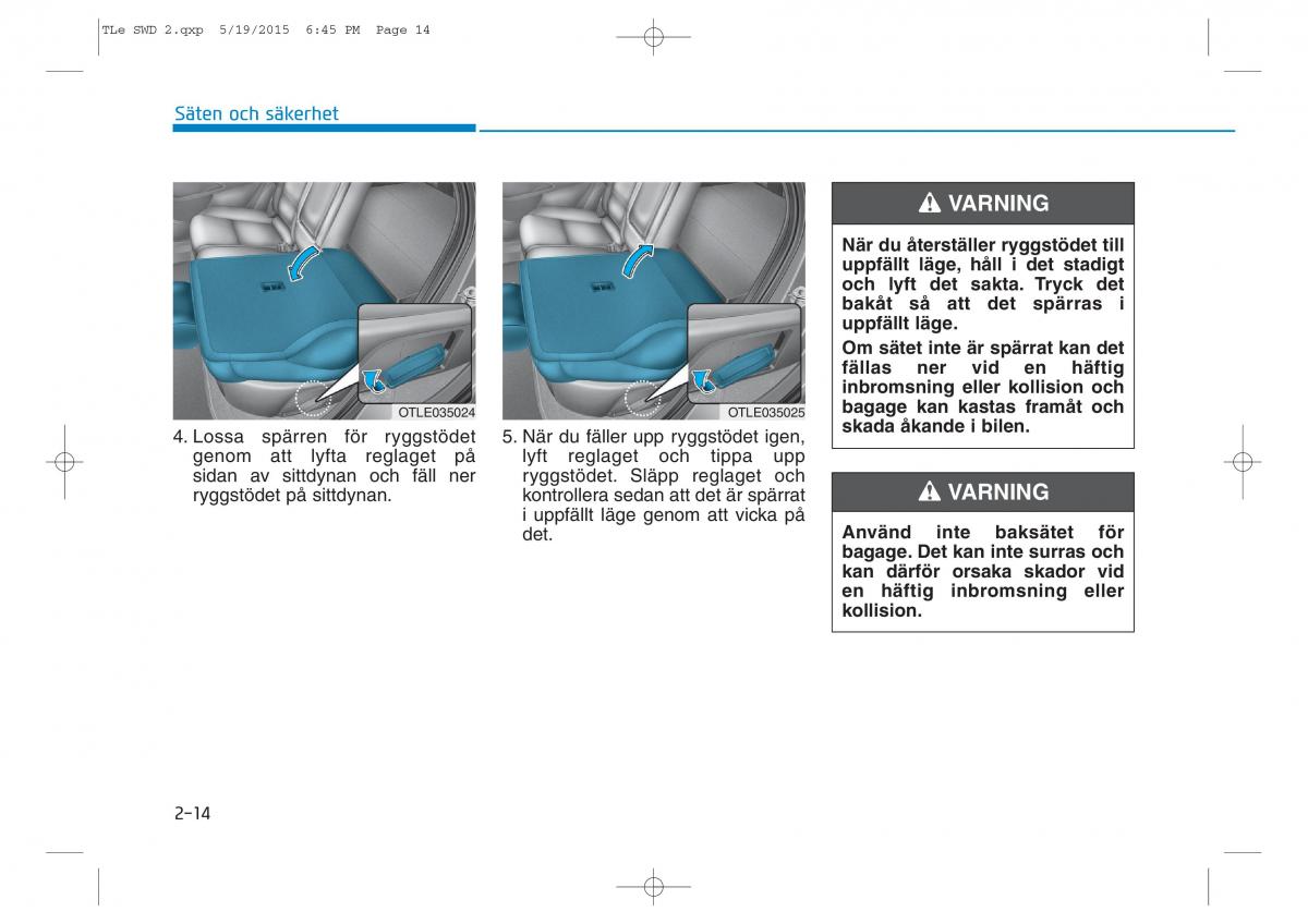 Hyundai Tucson III 3 instruktionsbok / page 44