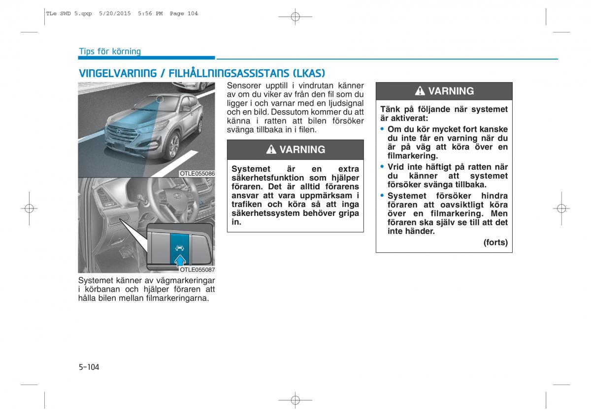 Hyundai Tucson III 3 instruktionsbok / page 445