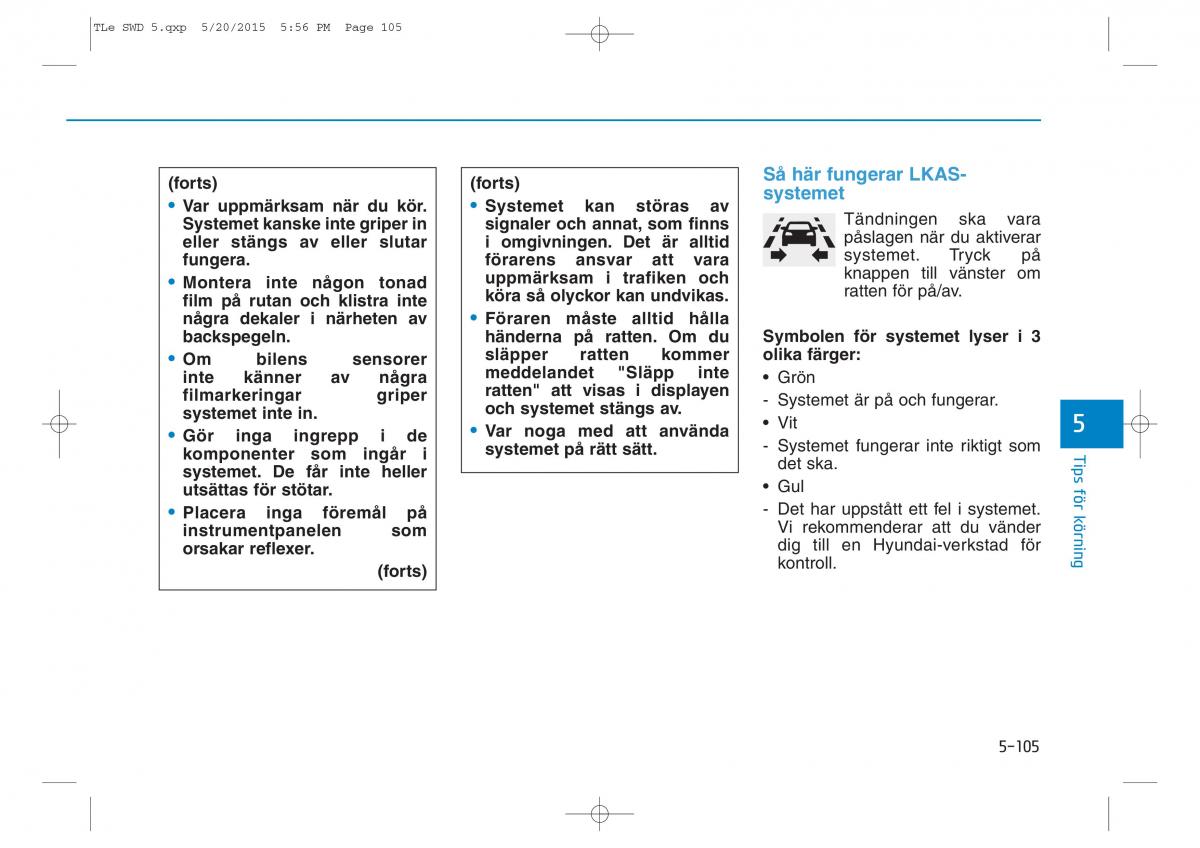 Hyundai Tucson III 3 instruktionsbok / page 446